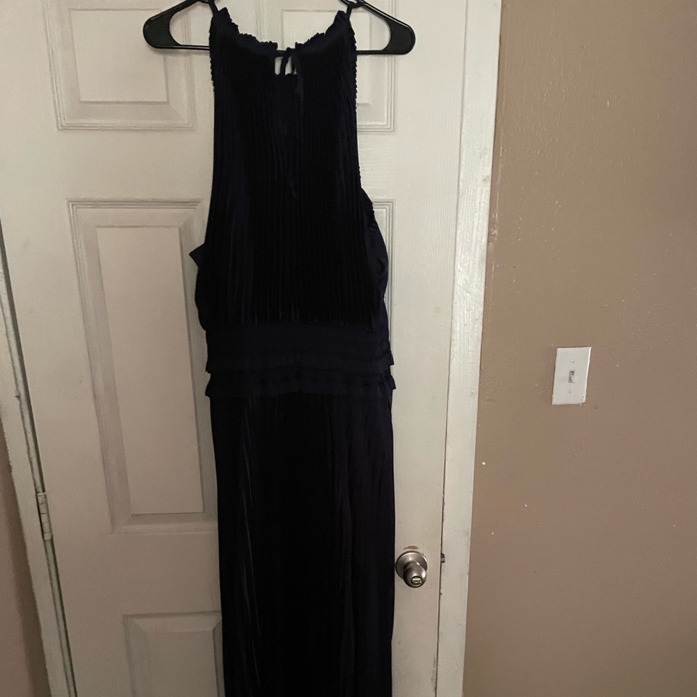 Pleated maxi dress